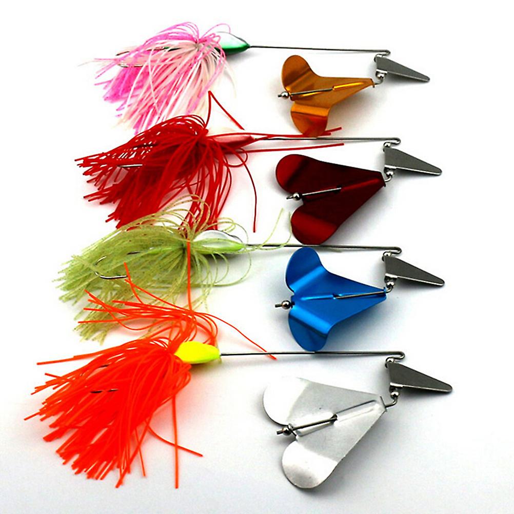 Random 1 Pcs Angelköder Metall Künstliche Quasten Köder Crankbait Paillette Köder