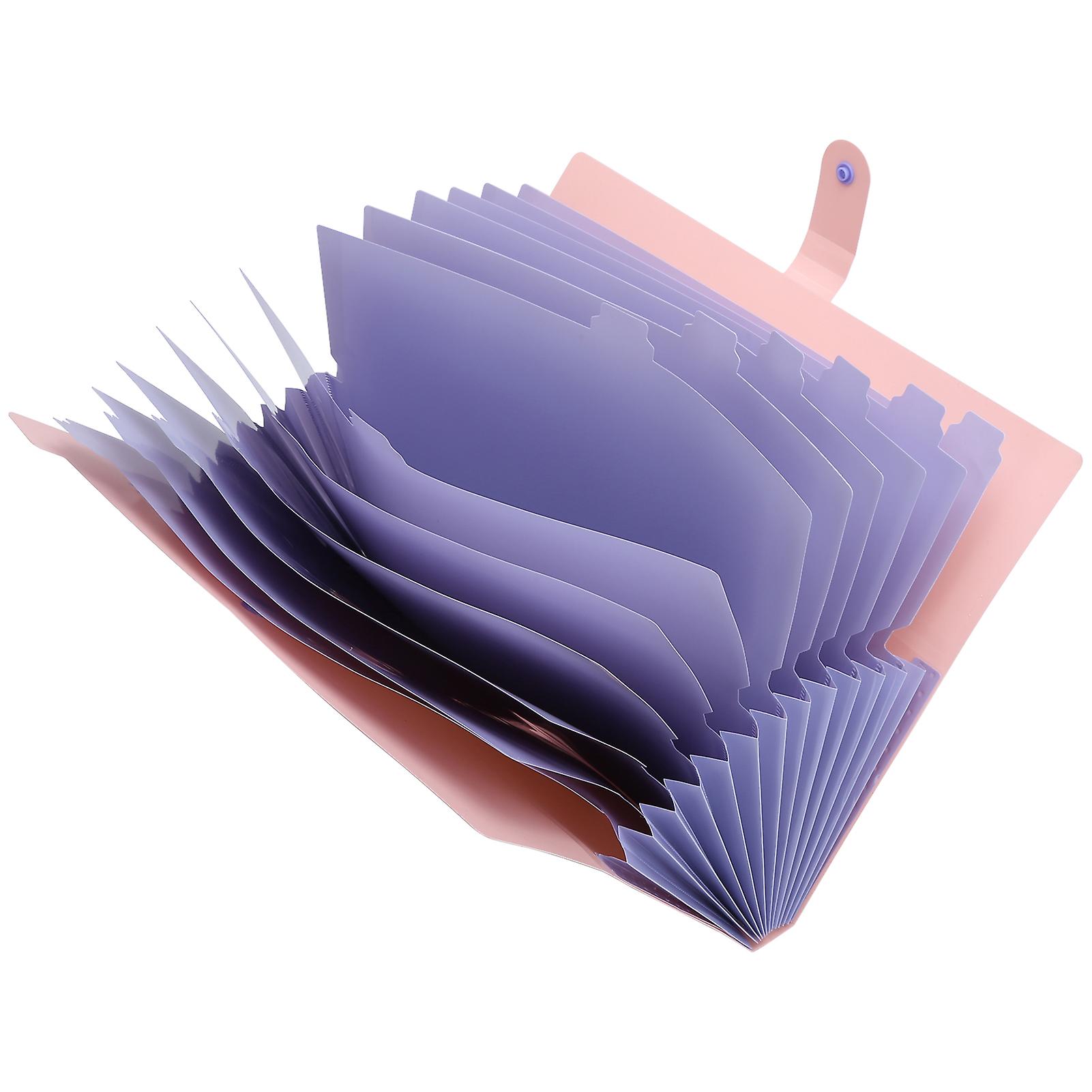 File Folder Bags A4 MultiLayer Document Organizer Paper Storage Informations Pockets