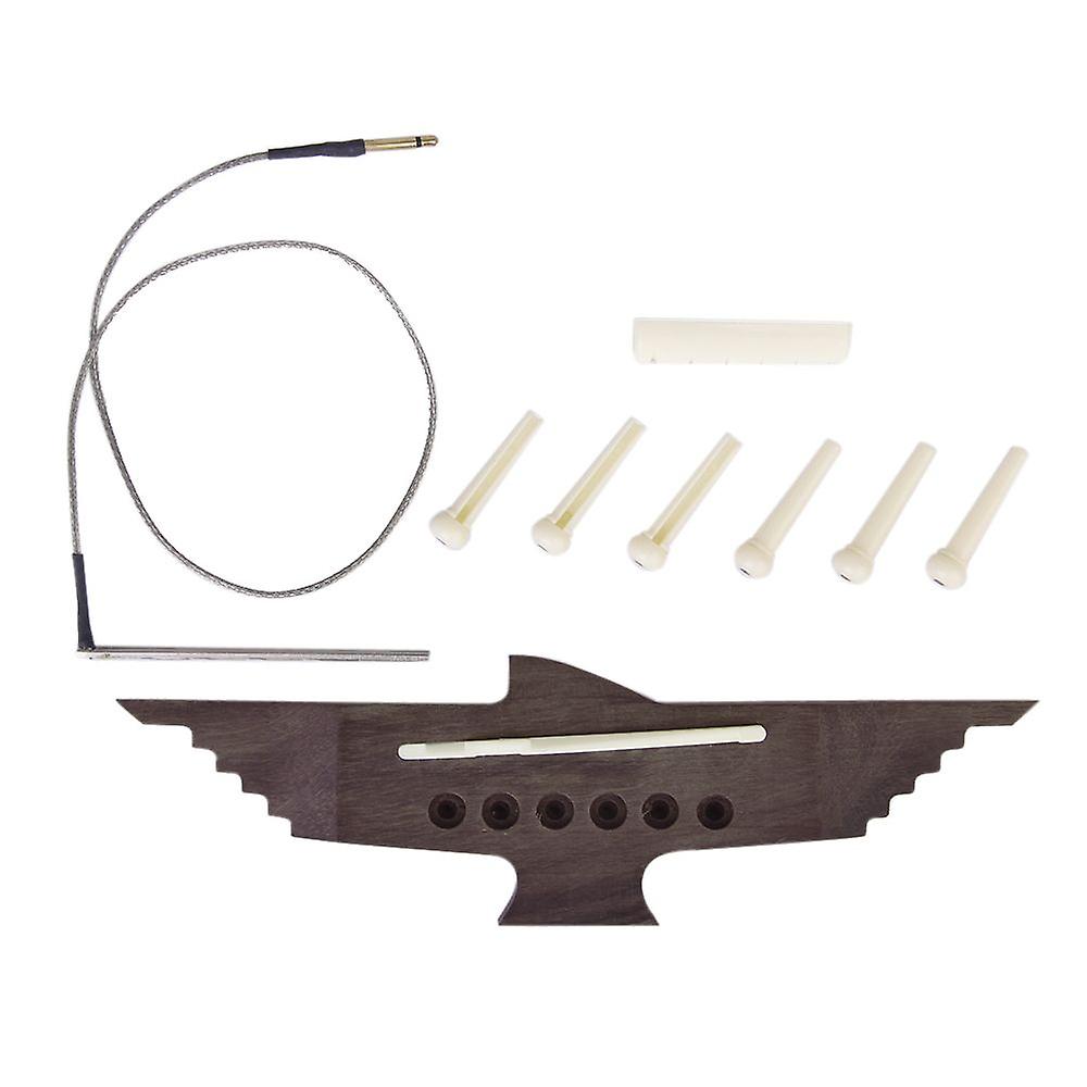 Piezo Bridge Pins Saddle Nut Set
