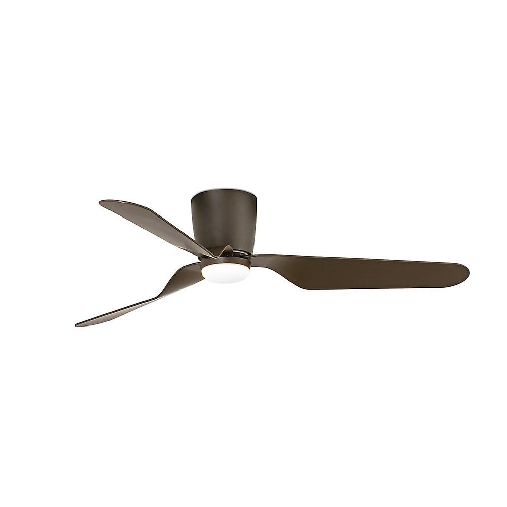 Pemba LED Brown Ceiling Fan with DC Motor, 3000K