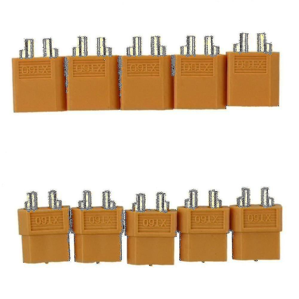 Xt60 Connector Pairs - Pack Of 5 Pairs