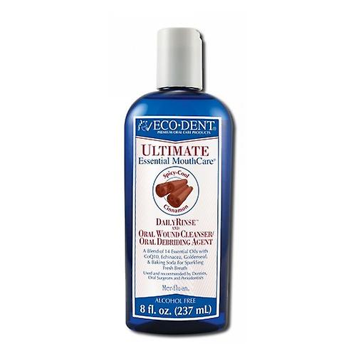 Eco-Dent Ultimate Essential Mouthcare Rinse, Spicy-Cool Cinnamon 8 Oz (Pack of 1)