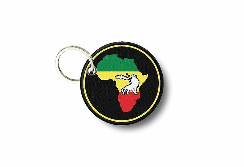Cle Cles Key Brode Patch Ecusson Rasta Reggae Rastafari Judah R2