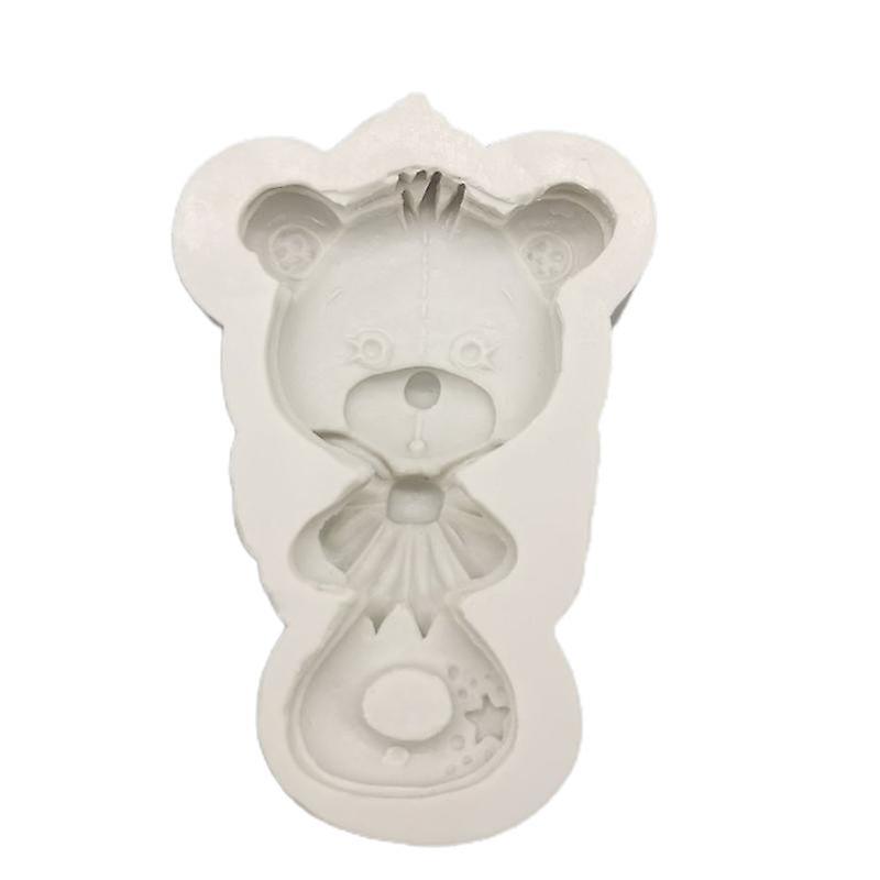 Heat Resistant Chocolate Mold Multi-purpose Silicone Creative Bear Shape Dessert Mold Kitchen Tools