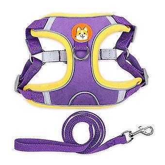 Dog Traction Rope Breathable Pet Chest Strap Vest Type Adjustable Harness