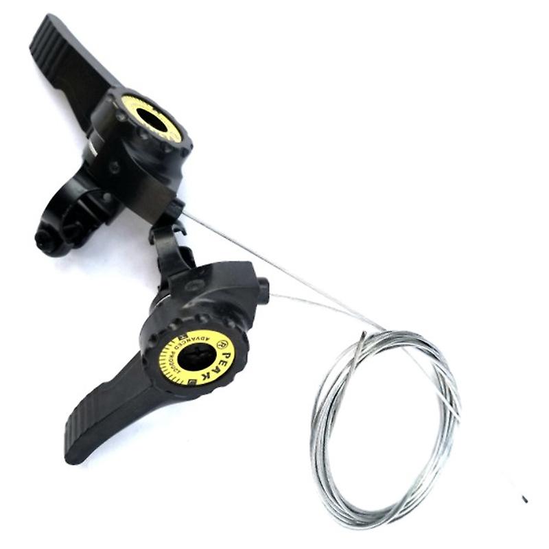 1 Pair 12/21 Speed Bike Thumb Shifter With Inner Cable Bikes Thumb Gear Shifter