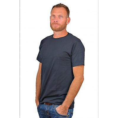 Alan Red T-Shirt Derby Navy (Two Pack)