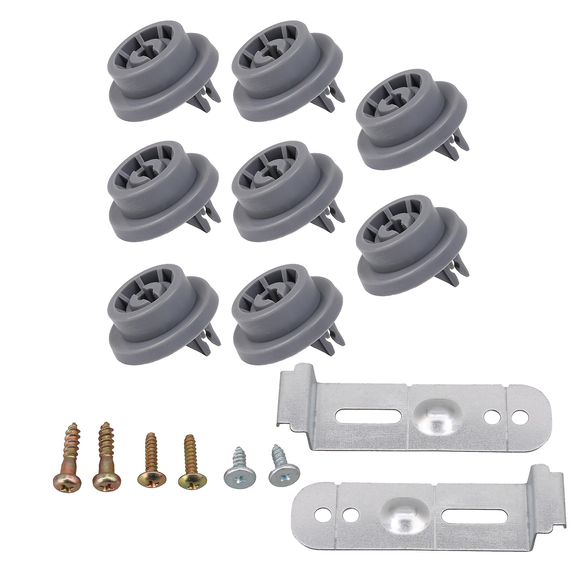 Dishwasher Mounting Bracket 2077601 & Roller Set Replacement for Samsung