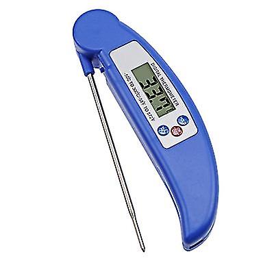 Blue Foldable Digital Probe Thermometer -50-300¡æ Kitchen Temperature Measurement Tools With Lcd Screen Az19924