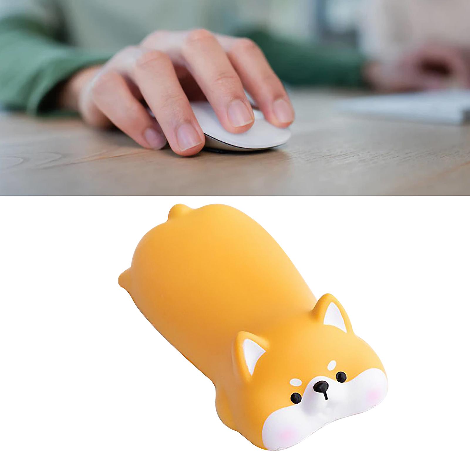 Keyboard Wrist Rest Cartoon Animal Style Soft Comfortable Fatigue Relief Keyboard Wrist Pad for Home Game Office Shiba Inu 