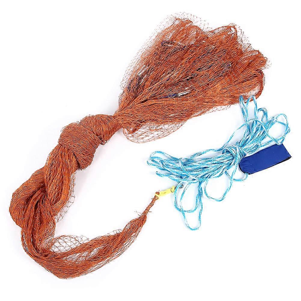 Angelwerkzeug Automatisches Fischernetz Cast Net für Köderfalle Outdoor Fisch Throw Mesh mit Stahlanhänger