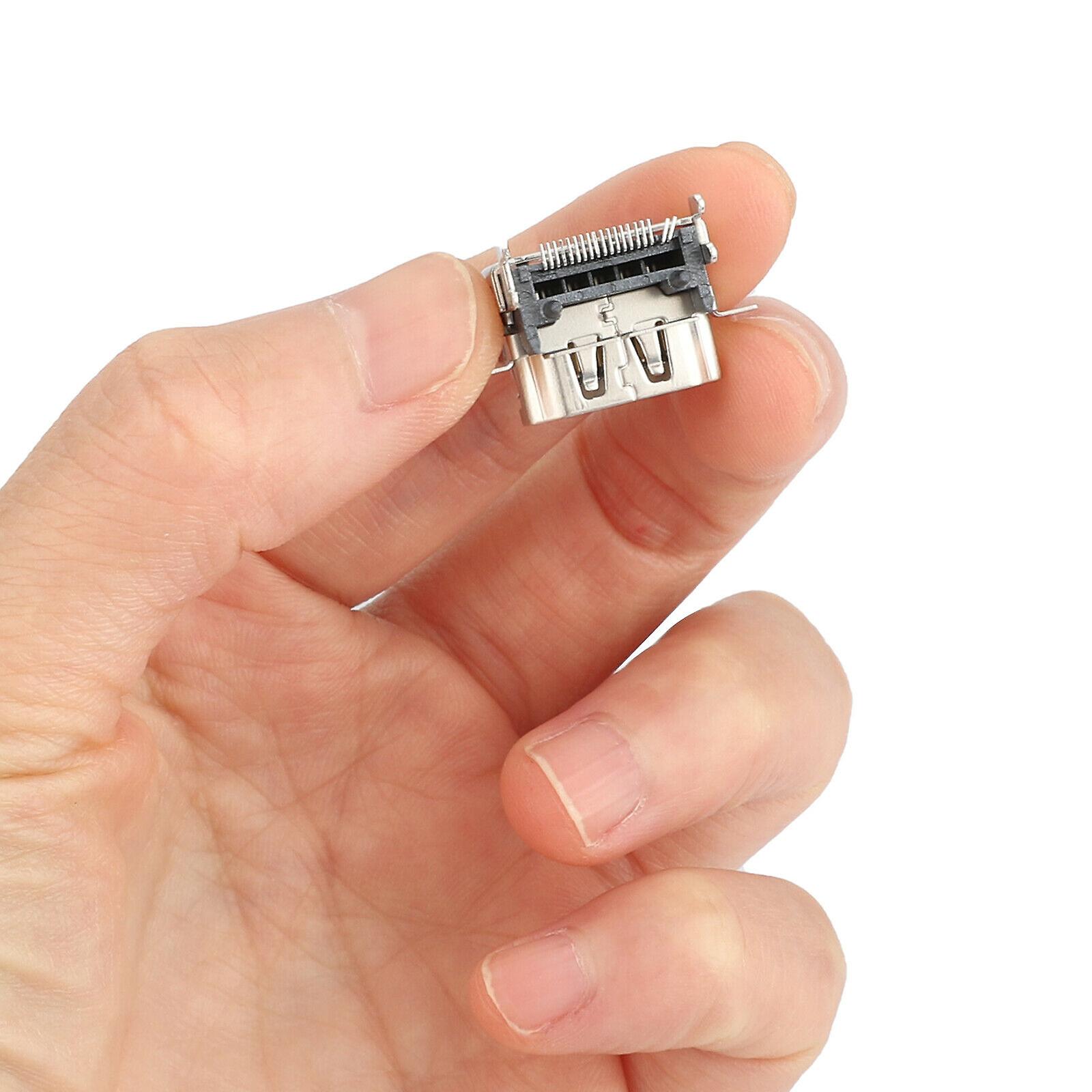 2PCS HDMI Port Connector Socket Replacement For Microsoft Xbox One S (Slim)