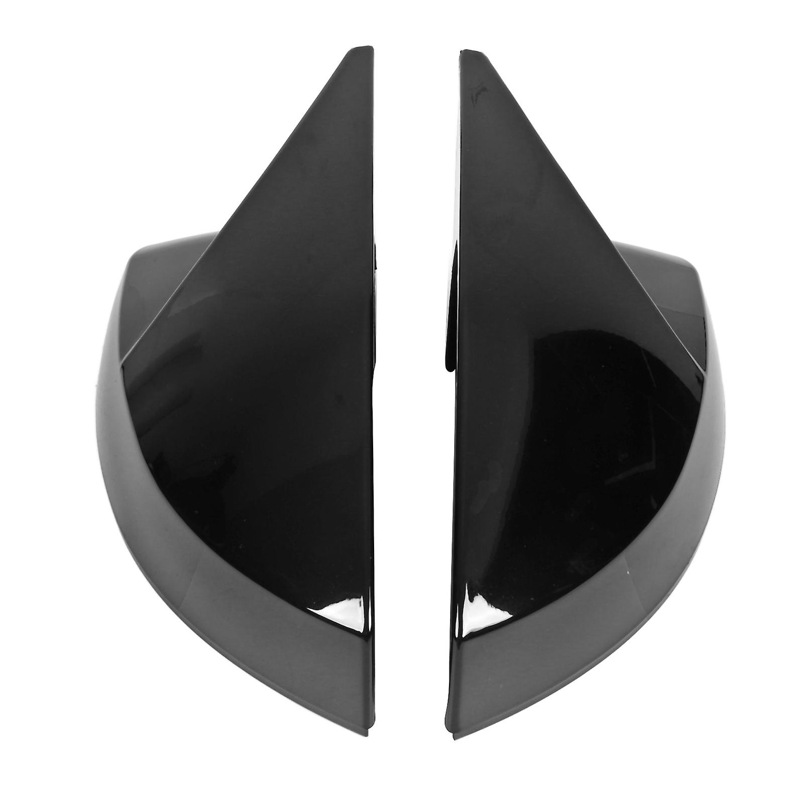 1 Pair Side Door Mirror Cover Rear View Mirror Housing Replacement for A3 S3 8V RS3 2013?2019 Glossy Black