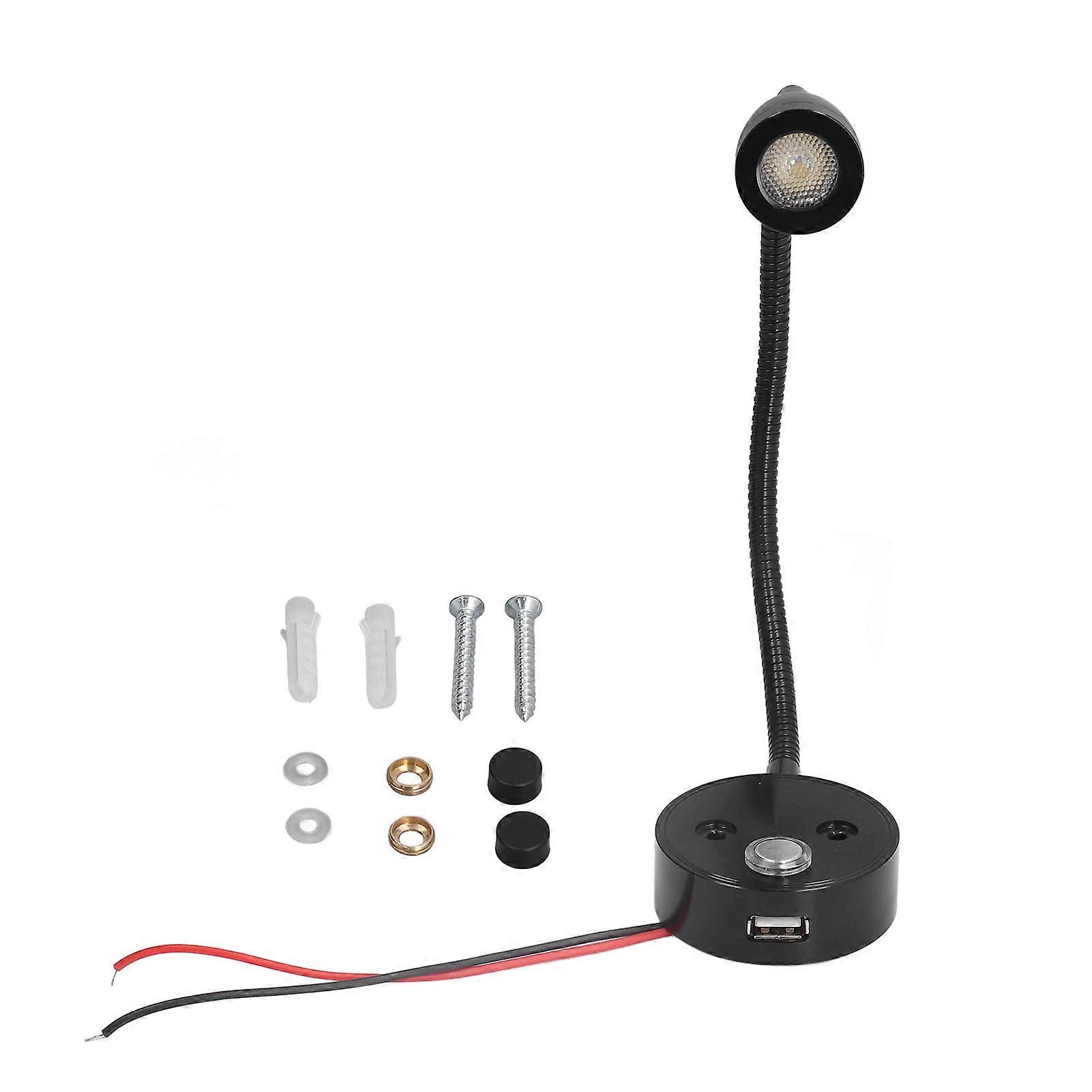 RV Boat Bedside Reading Lamp,RV Interior Reading Lights LED Reading Light RV Task Light Ultimate Comfort