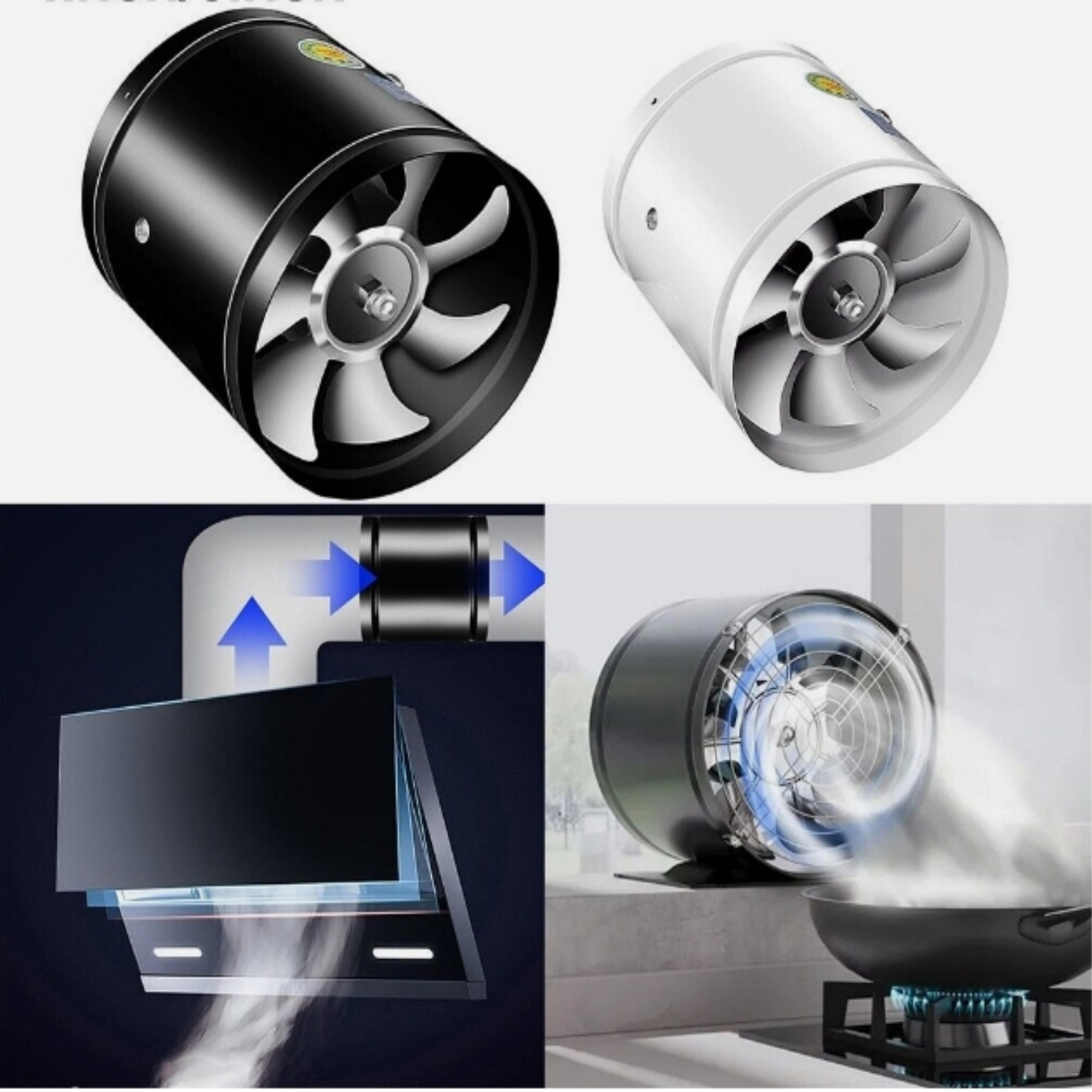 Ventilator multifuncțional puternic de evacuare mută, ventilator circular de evacuare