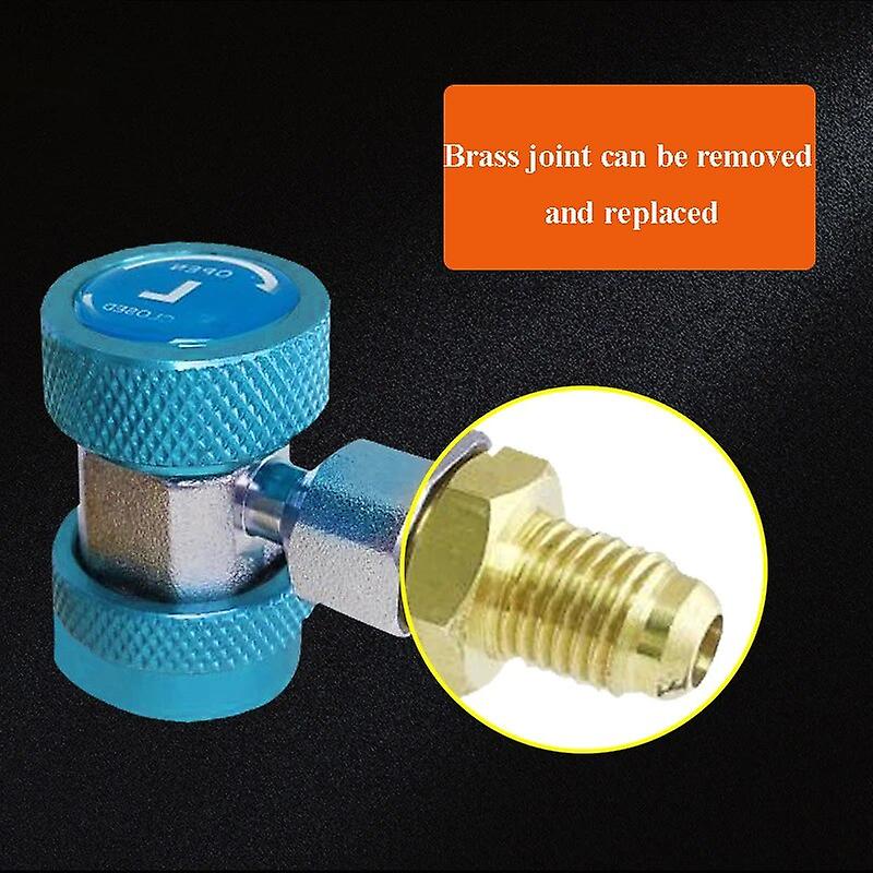 Adapter Quick Fitting Coupler for R1234YF To R134A High Low Side Adapter Fitting Connector Car Airconditioning Fitting Tool~60192
