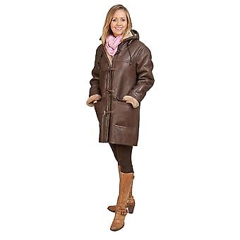 Lammfelljacke Damen Braun Gr. 36 Toscana Lammfell Velour Finish 3 245424