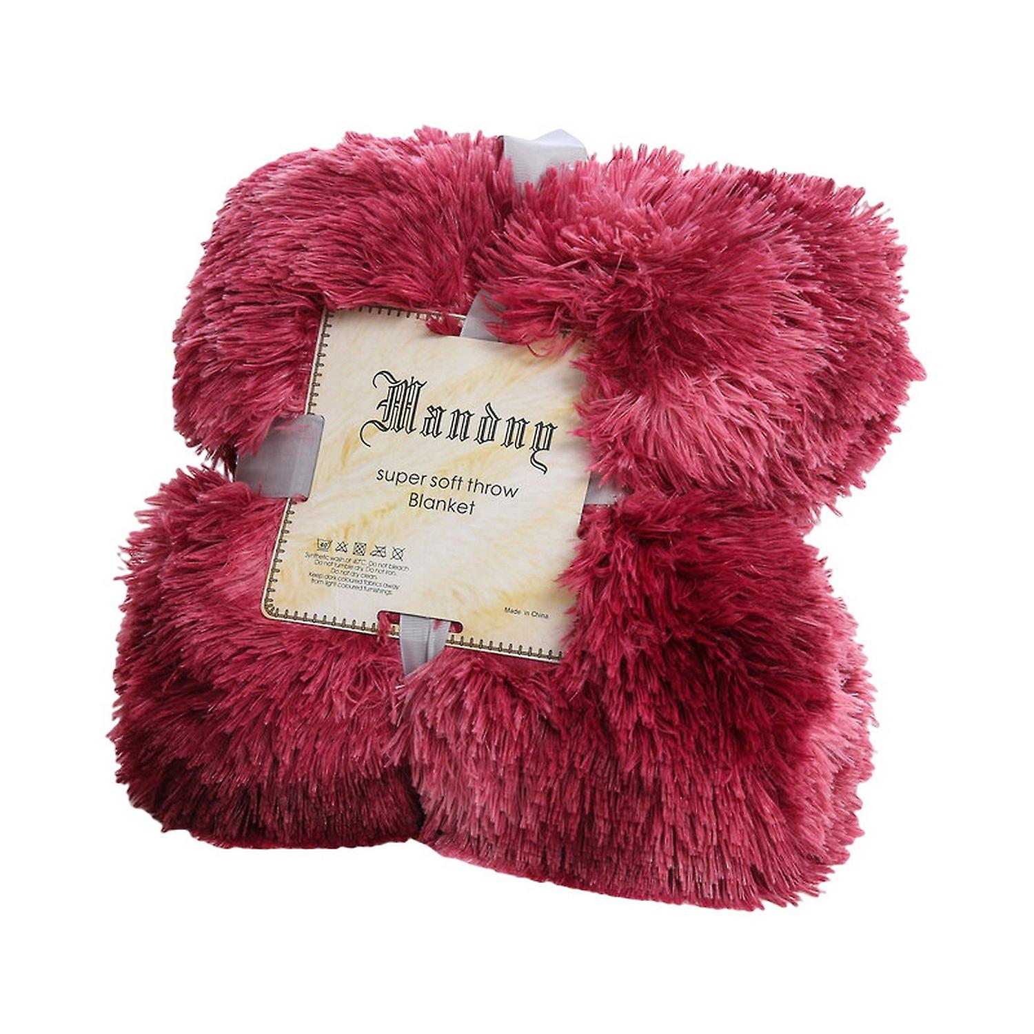 Plush Blanket Tie Dye Design Comfortable Living Room Sofa Couch Throw Decorative Blanket for Cold We
