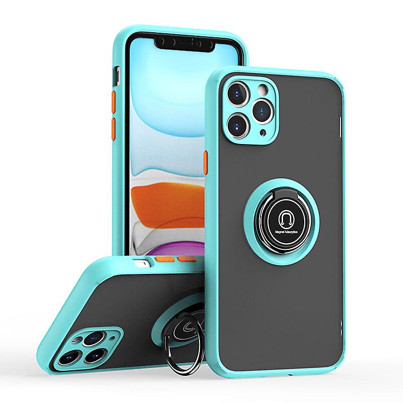 Magnetic Finger With Ring Holder Stand Cover Case for iPhone 11 Pro