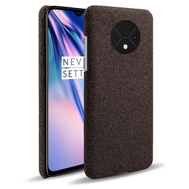 Single shockproof fabric protective case for OnePlus 6 Brown