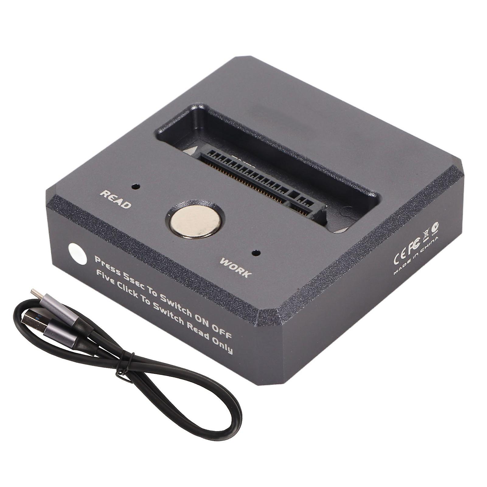 NVMe to USB Docking Station M.2 to USB 3.2 GEN2 10Gbps UASP TRIM Command SSD Reader