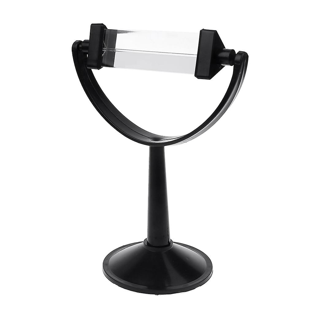 Optical Glass Triangular Prism with Stand for Teaching Light Spectrum Physics