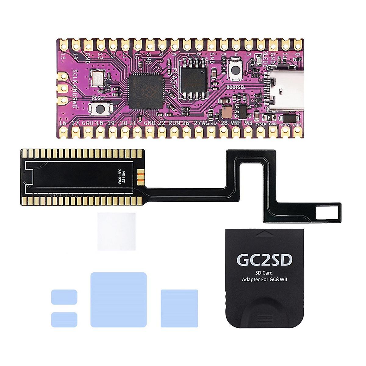 Picoboot Flex Cable for / Pico Board with GC2SD Adapter for Game Accessories-C