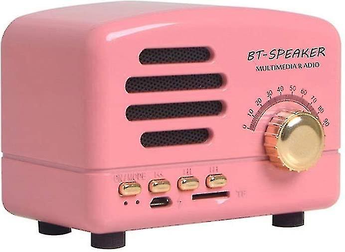 Mini Retro Radio, Portable Retro Am Fm Support Card Receiver, Stereo Shortwave Pocket Usb Bluetooth