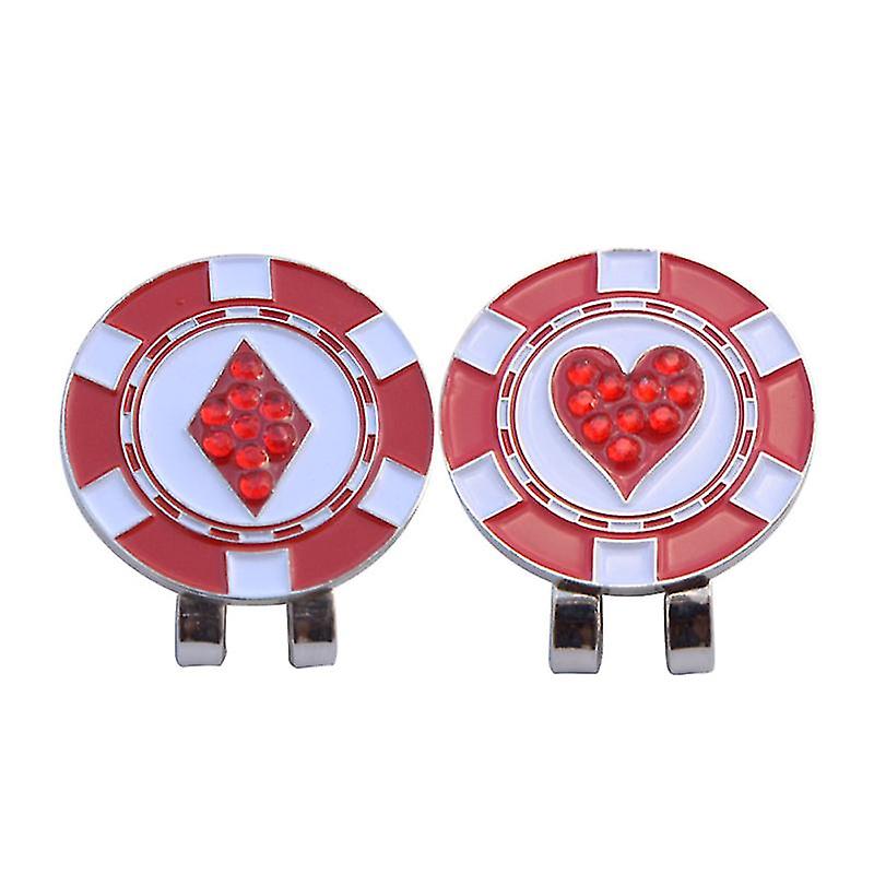 2pcs Golfball Marker