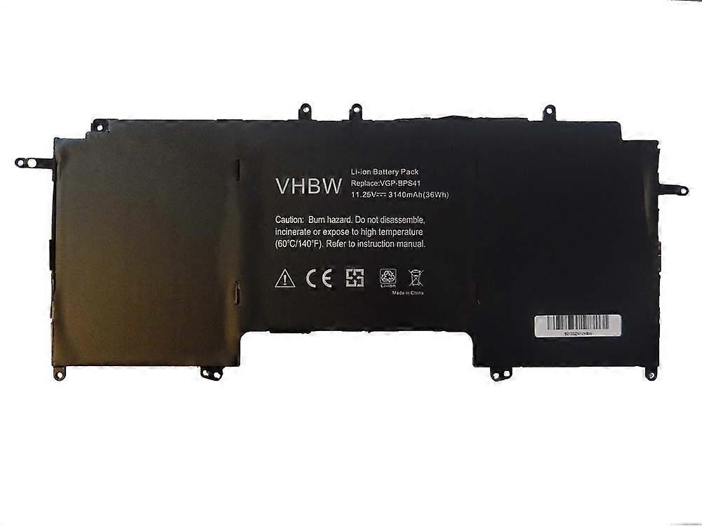 vhbw-batteri kompatibelt med Sony Vaio SVF13N2B4E, SVF13N2B4R, SVF13N2A4R, SVF13N2C4R, SVF13N2C5E notebook (3140 mAh, 11,25 V, Li-Ion) - Infochip