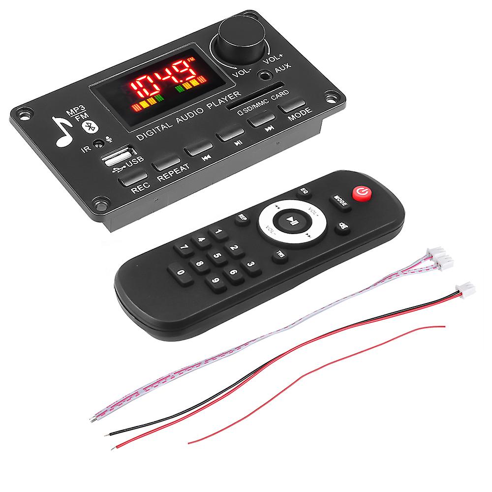 thumbnail image 2 of 9V-12V MP3 WMA Decoder Board – USB/TF/Radio/Bluetooth Audio Module For Car Or DIY 2 of 6