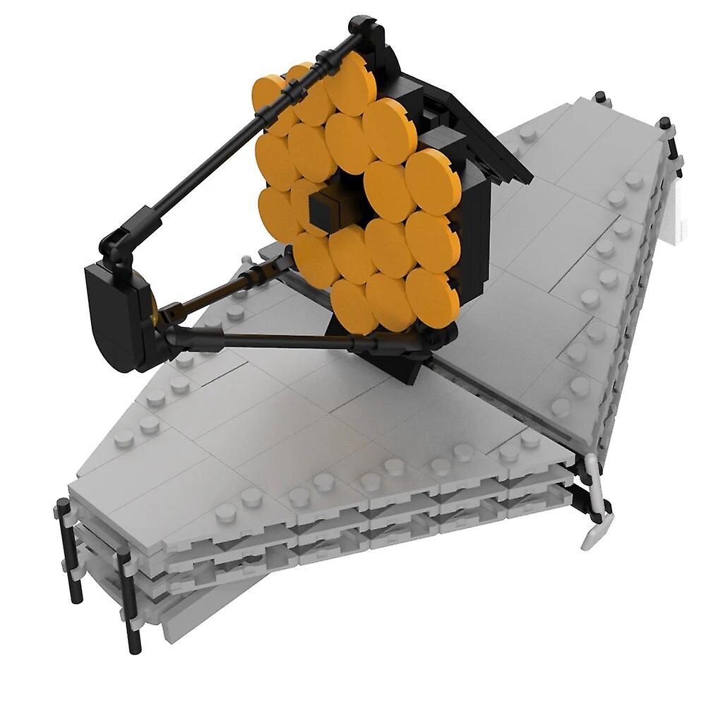 Jwst James Webb Space Telescope Building Blocks Moc 1:110 Scale 500pcs Space Model Sets Of Toys Kids Toys