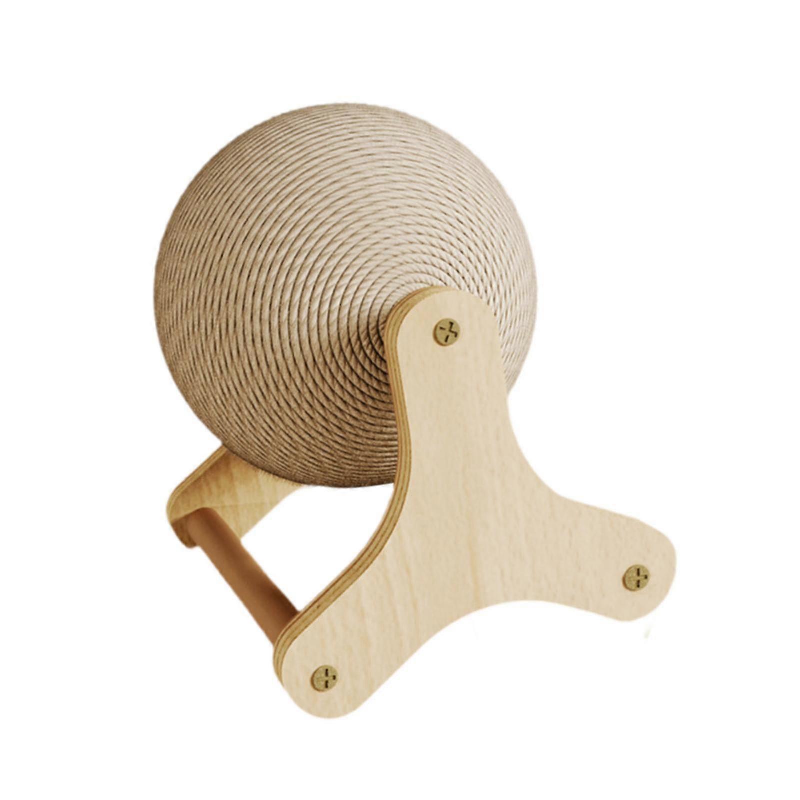 Rabbit Scratching Toy Sisal Bunny Scratcher Ball for Bunnies Ferrets Kittens L