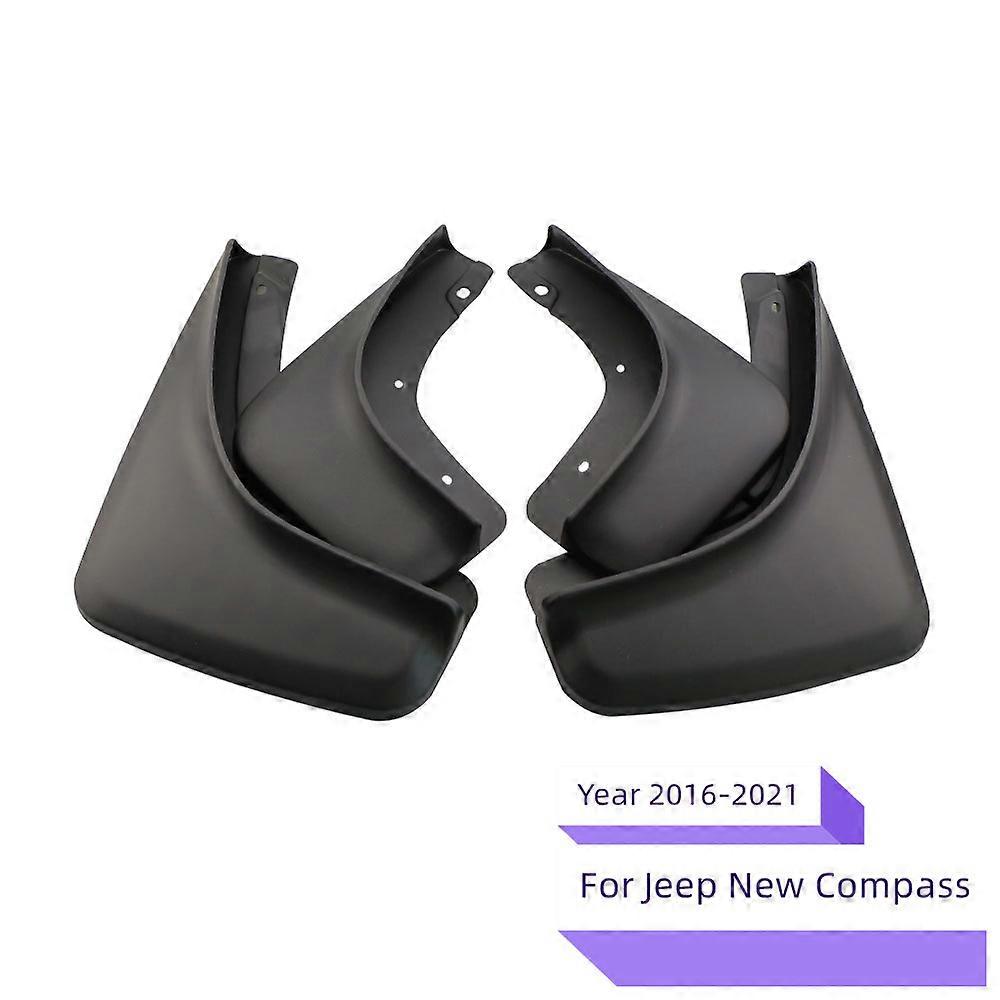 Mudguard for Jeep Compass 2017-2022 Front Rear 4pcs Mudflaps Mudguards Car Accessories Auto Styline Splash Guard Fender