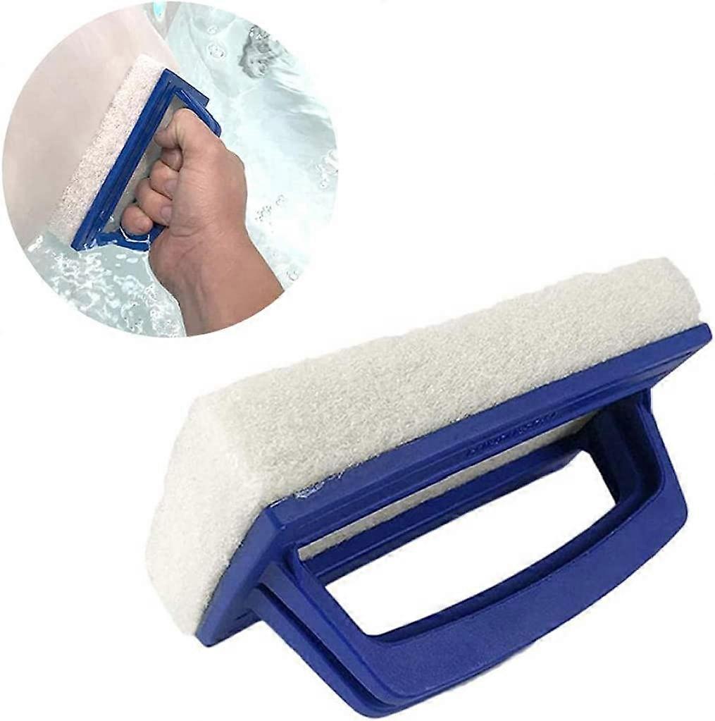 Brush Pool Swimming Pool Wall Brush Sponge Cleaner Portable Handheld Soft Sweeper with Plastic Handle Washing Tool for Swimming Pool Pool Purifying