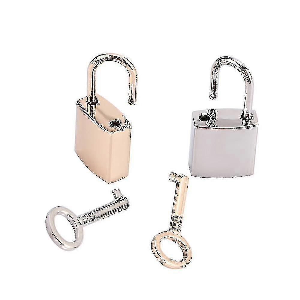 Mini Archaize Padlocks Key For Jewelry Box Storage Diary Book