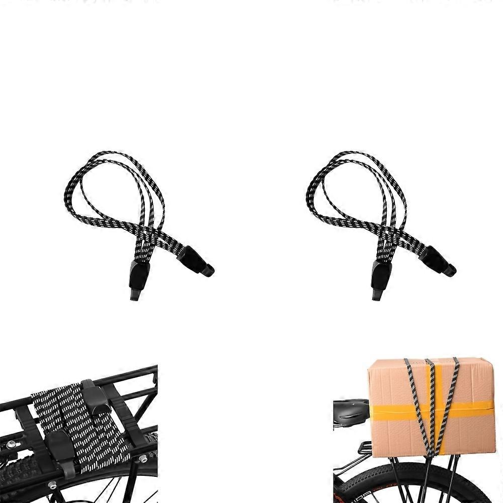 Elastic Bungee Cords With Hooks, 4pcs 3 In 1 Luggage Carrier Straps, Bike Bungee Tensioner Bike Lugg