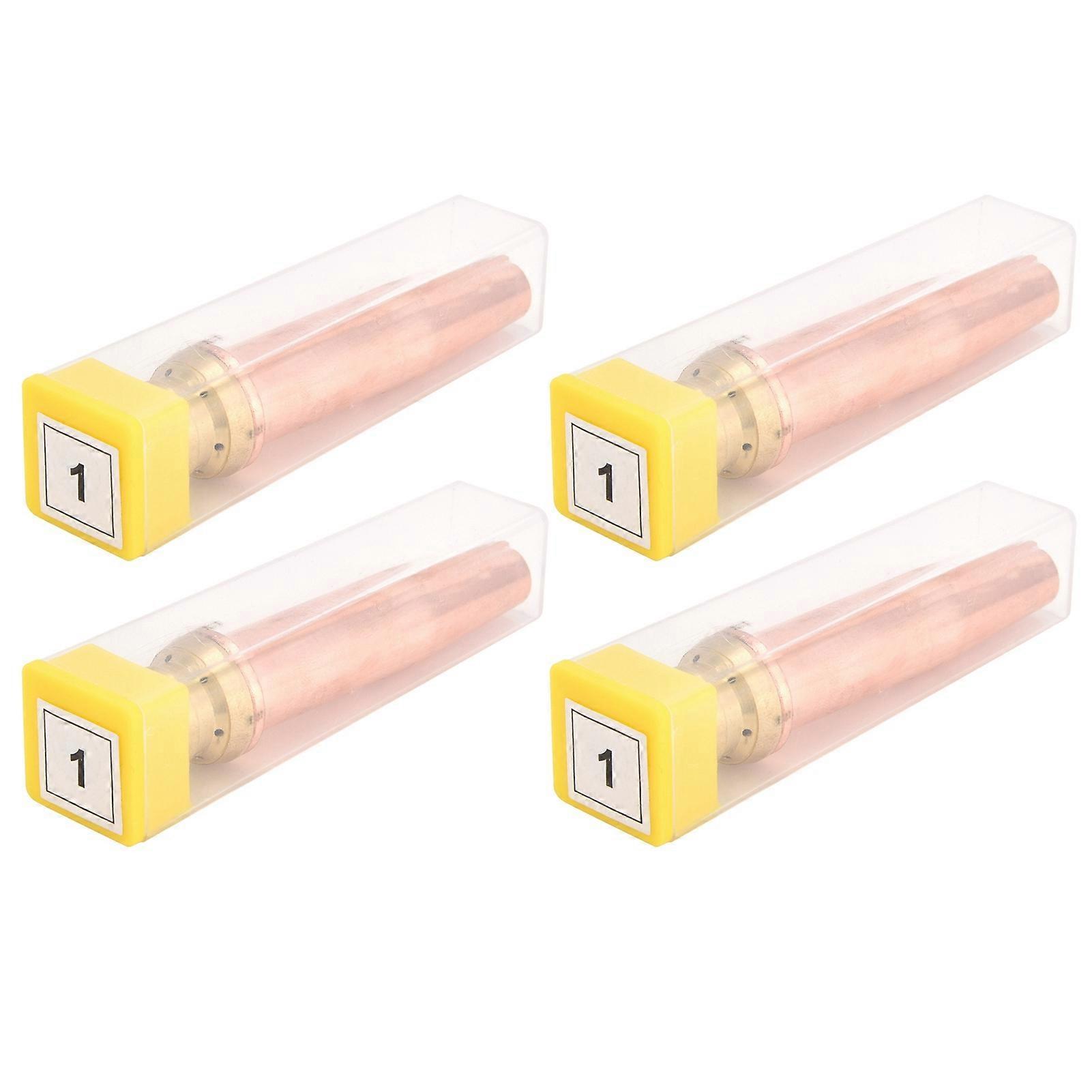 4Pcs Propane Cutting Torch Tips High Temperature Resistance Fast Cutting Isobaric Cutting Nozzle1#