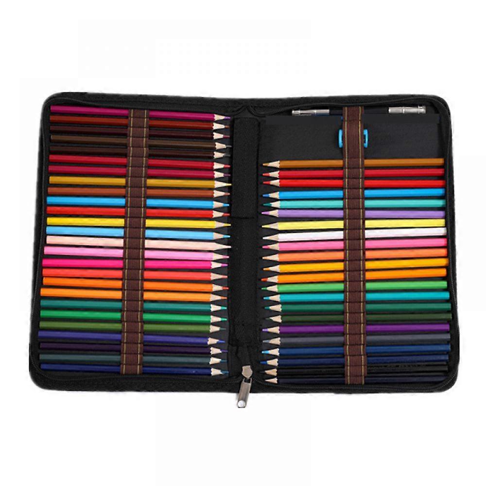 72 Piece Drawing Pencils, Colouring Pencils and Sketch Pencils Set with Drawing Tool in Pop-Up Case with Zip