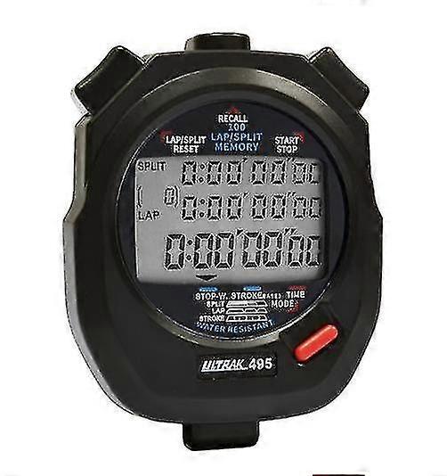 Stopwatch 3x-100m memory black-sswyv