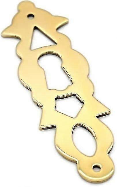 KINCJON מנעול צלחת כיסוי חור המנעול Chippendale צלחת כיסוי חור המנעול עתיקה קולוניאלית צלחת כיסוי 2-5/8 "מנעול גבוה escutcheon נהדר עבור סין clo
