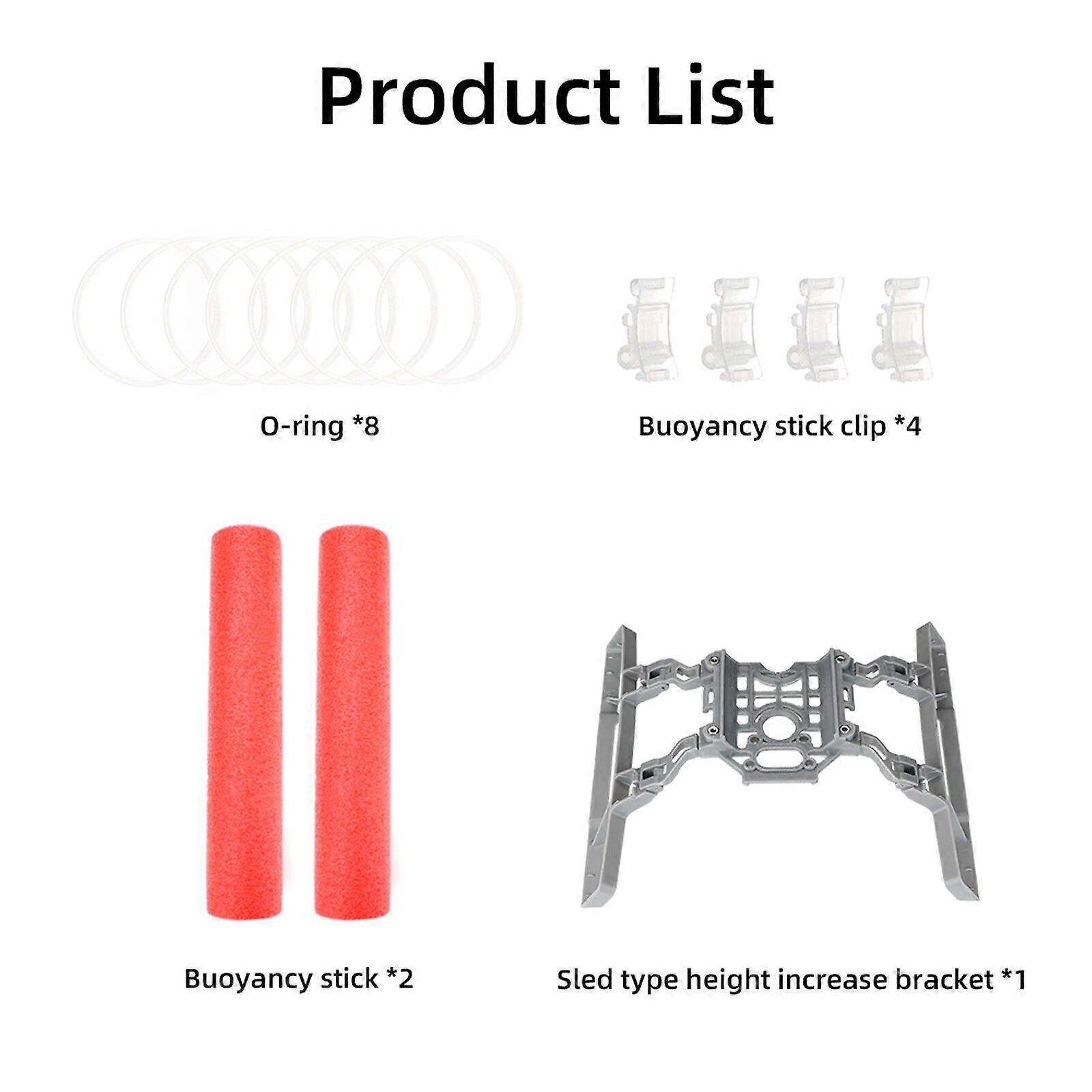 Landing Skid Float Kit For Mini 2/Mini 3 Pro Expansion Landing Gear Landing On Water For DJI Mavic 3/Mini/SE