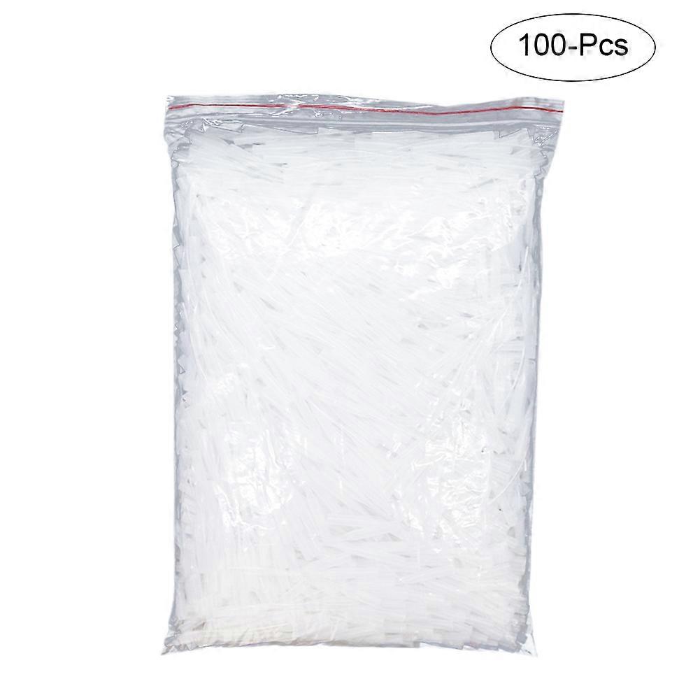 100Pcs Glue Dropper Micro-Tips Plastic Glue Bottle Tips Glue Extender Precision Applicator Dropping Tube Nozzle For Crafting Lab
