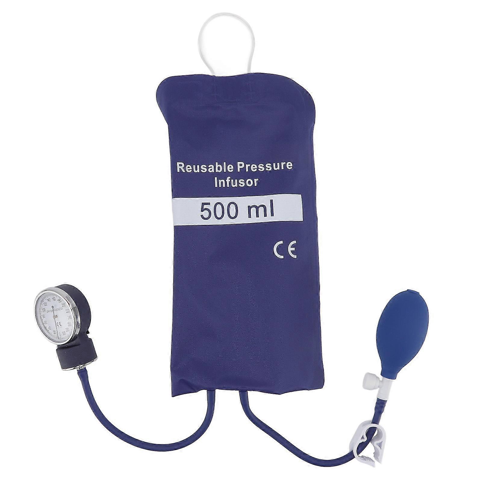 Reusable Blue 500ml Pressure Infusion Cuff for Transfusion Emergency Surgery and ICU Monitoring-XinHan