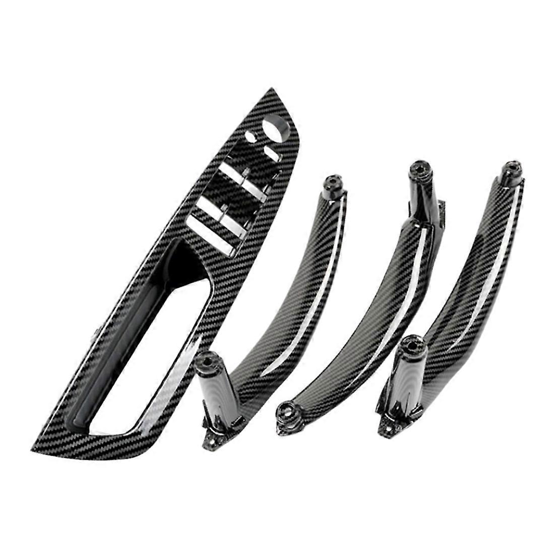 4PCS Car Interior Window Lift Switch Panel Door Handle Pull Cover for E70 E71 E72 X5 X6 2007-2014 C