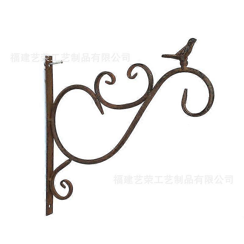 Iron Flower Basket Bracket Flower Hanger Hook T Riangle Bracket Flower Hook