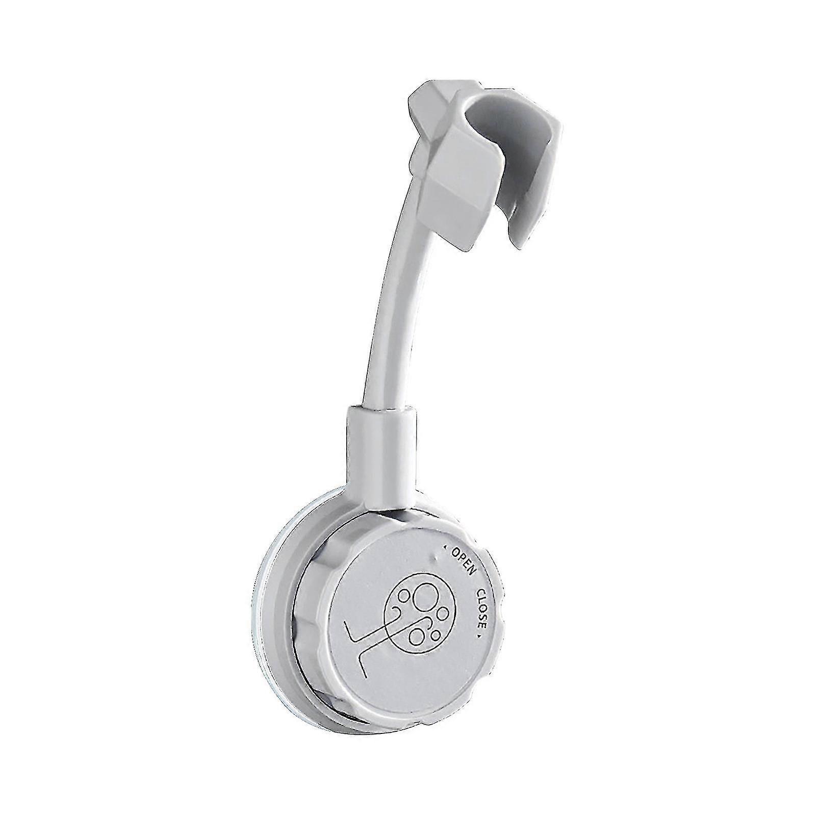 Adjustable Rotating Shower Head Wall Mount Bracket Free Punch Shower Rack