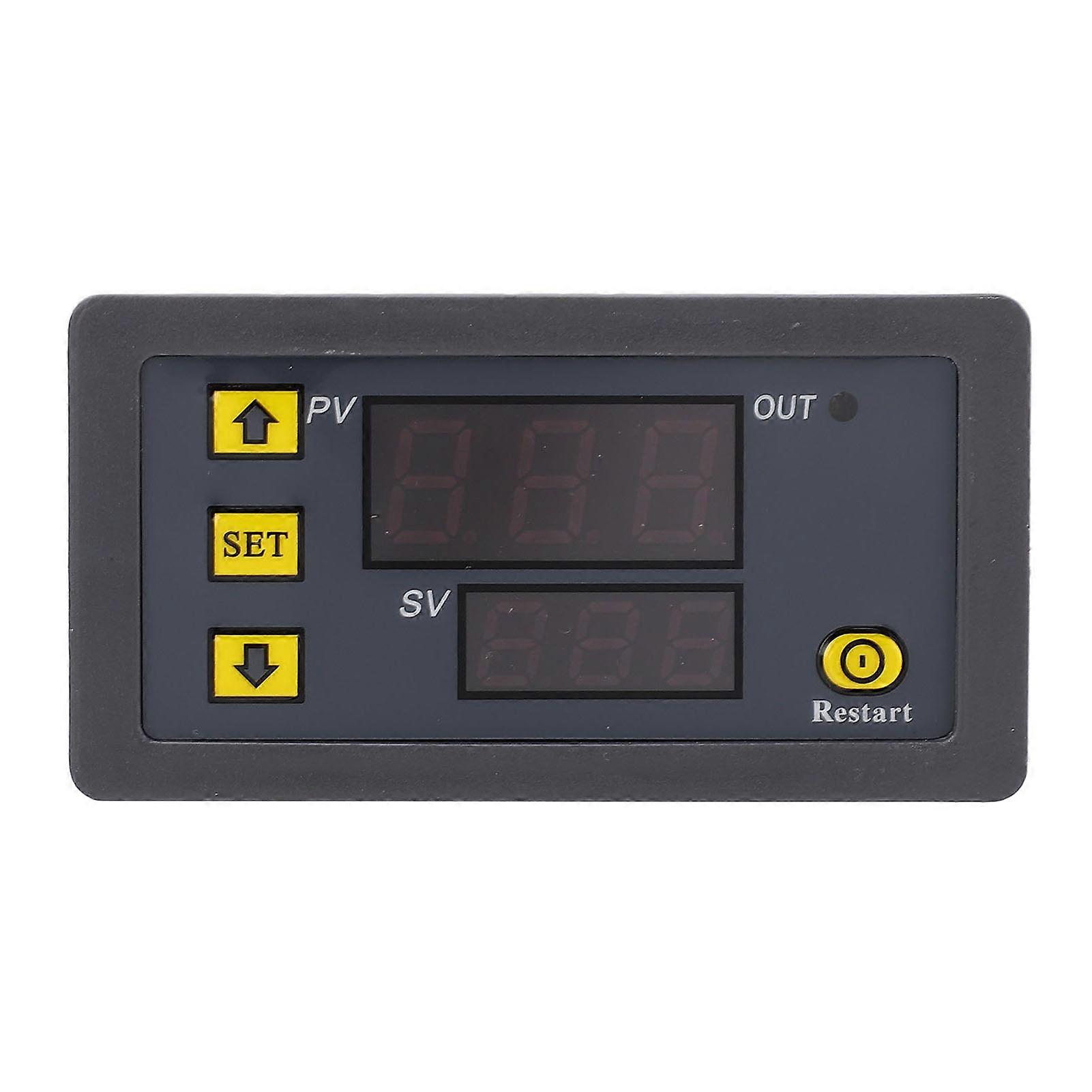 Timer Relay Large Screen OP CL LOP Parameters Independent Store Normally Open Time Relay Module DC12V 240W