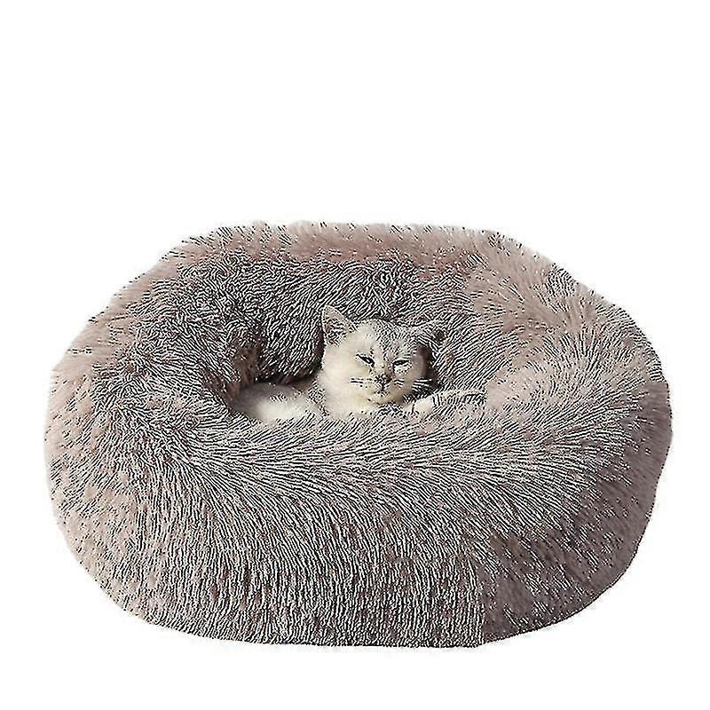 Pet Round Plush Warm Pet Bed