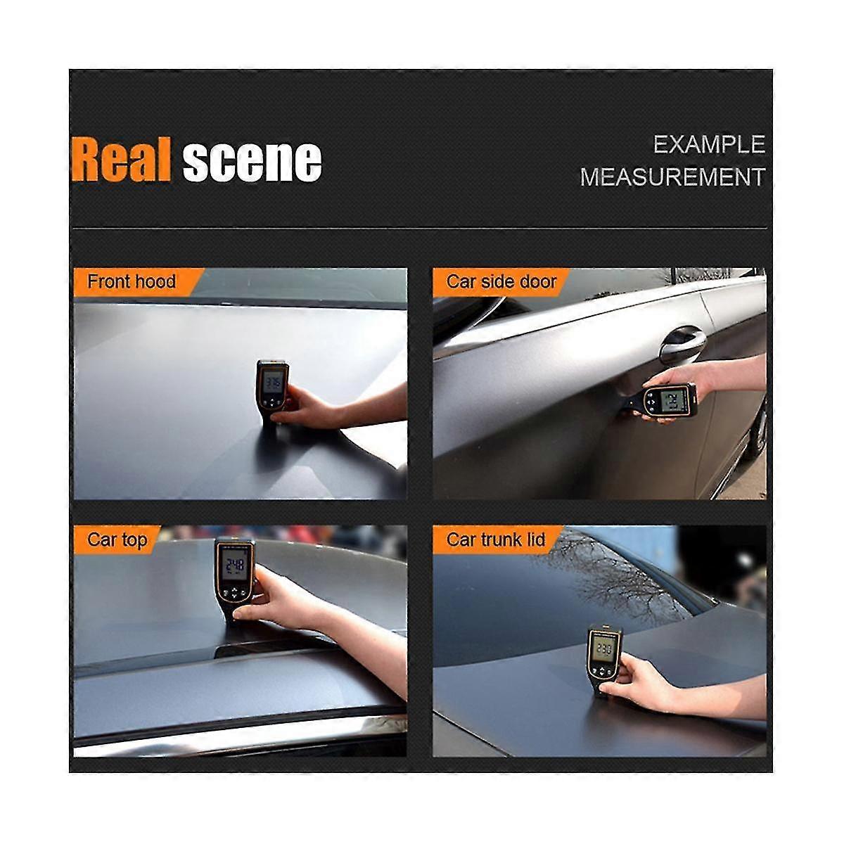 Coating Thickness Gauge Paint Digital Meter Gauge Thickness Meter Auto Measurement 0-1700um Limit A